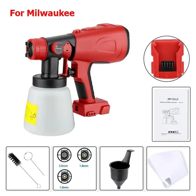 Cordless Paint Sprayer Electric Handheld Portable Adjustable Spray Patterns - Image 10