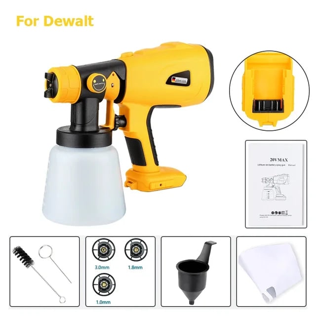 Cordless Paint Sprayer Electric Handheld Portable Adjustable Spray Patterns - Image 11