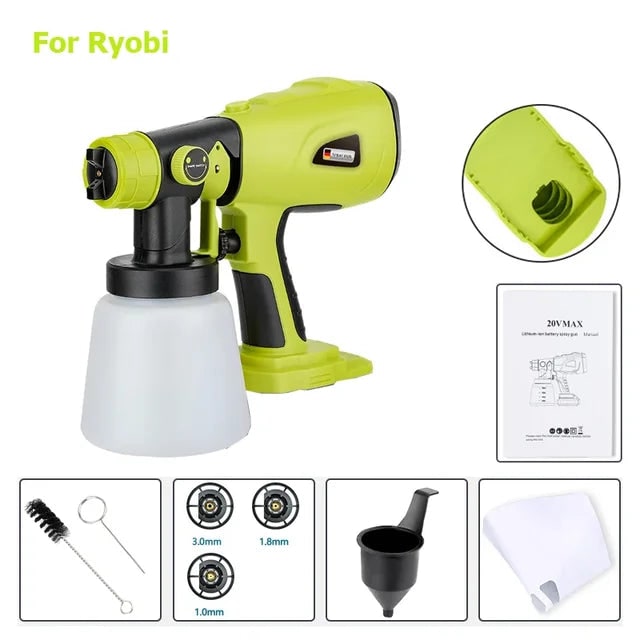 Cordless Paint Sprayer Electric Handheld Portable Adjustable Spray Patterns - Image 7