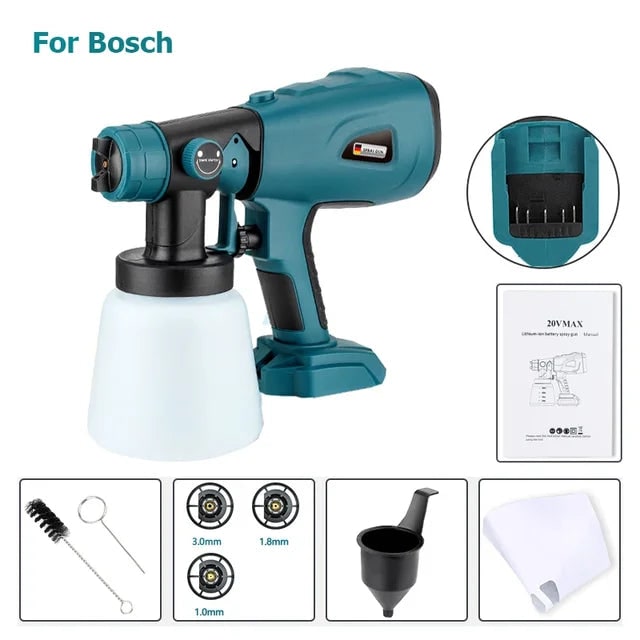 Cordless Paint Sprayer Electric Handheld Portable Adjustable Spray Patterns - Image 9