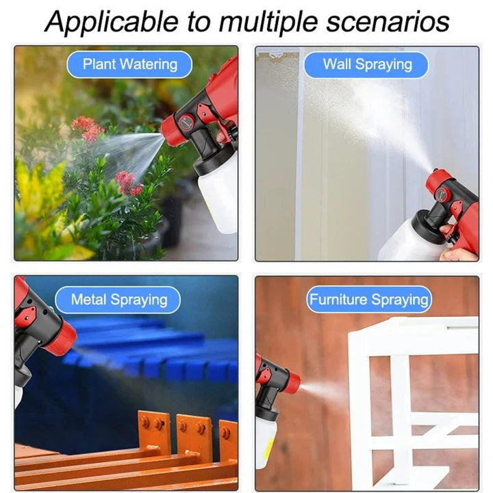 Cordless Paint Sprayer Electric Handheld Portable Adjustable Spray Patterns - Image 6