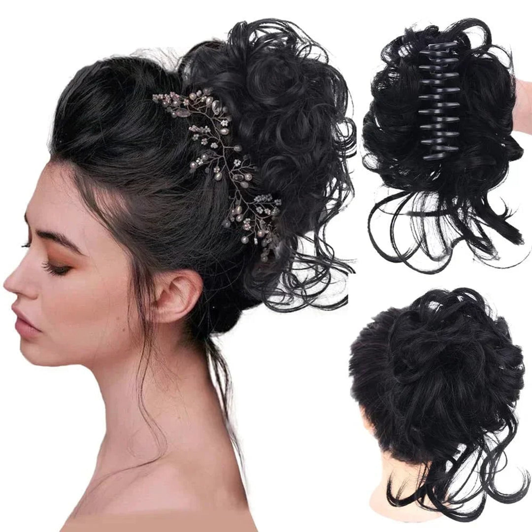 Curly Hair Bun Clip In Clip-In Piece With Volume And Natural Look - Image 14