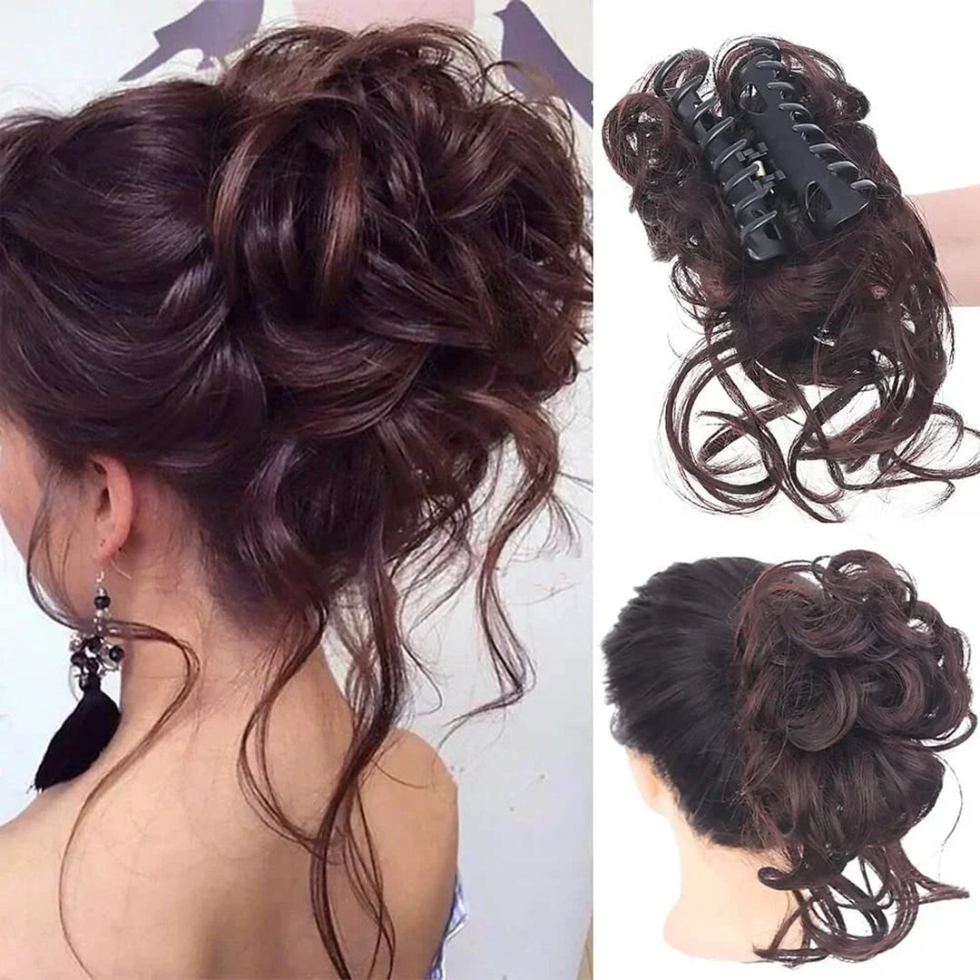 Curly Hair Bun Clip In Clip-In Piece With Volume And Natural Look - Image 15