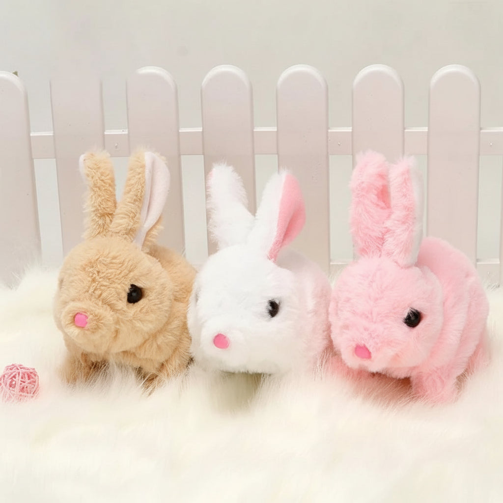 Interactive Walking Bunny Toy with Sound – Plush Rabbit for Kids