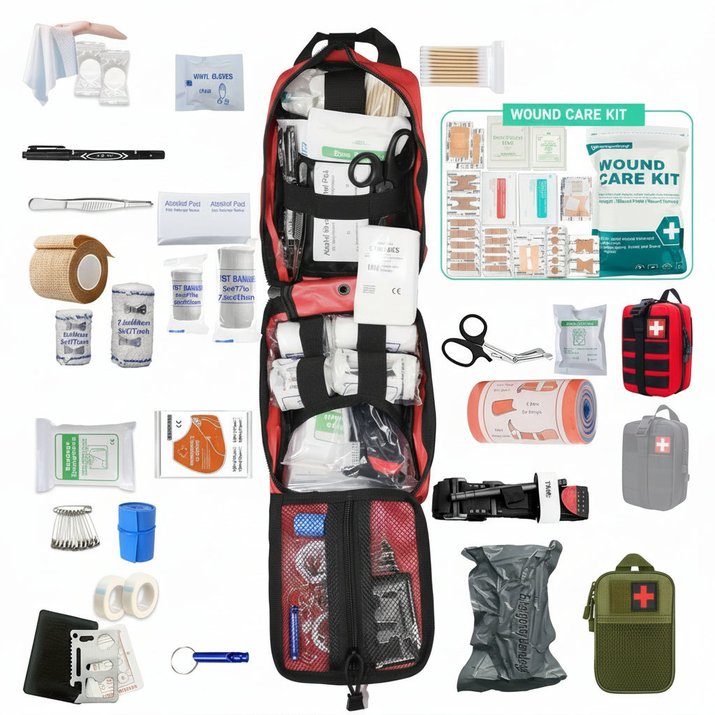 Portable First Aid Kit – Emergency Survival Set for Car, Travel & Home