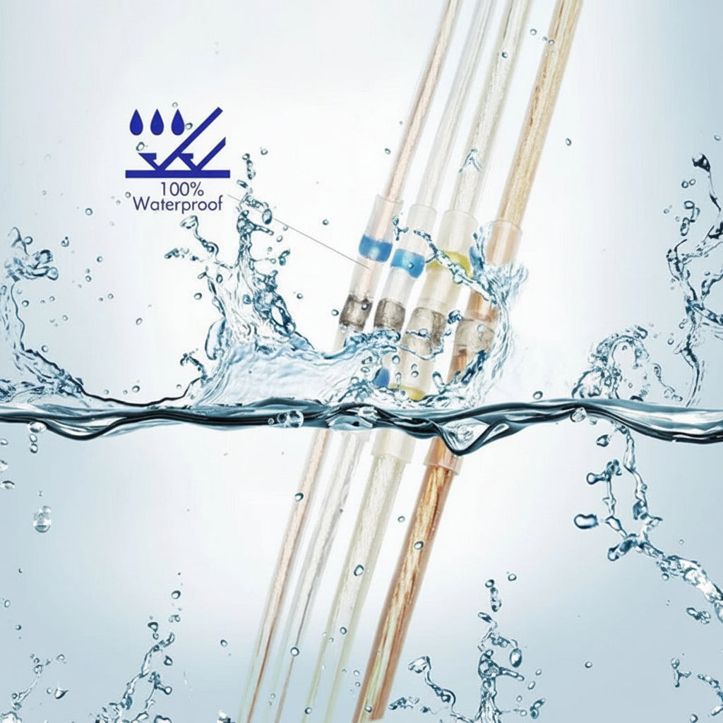 Waterproof Heat Shrink Wire Connectors – Solder Seal Electrical Kit for Automotive & Marine