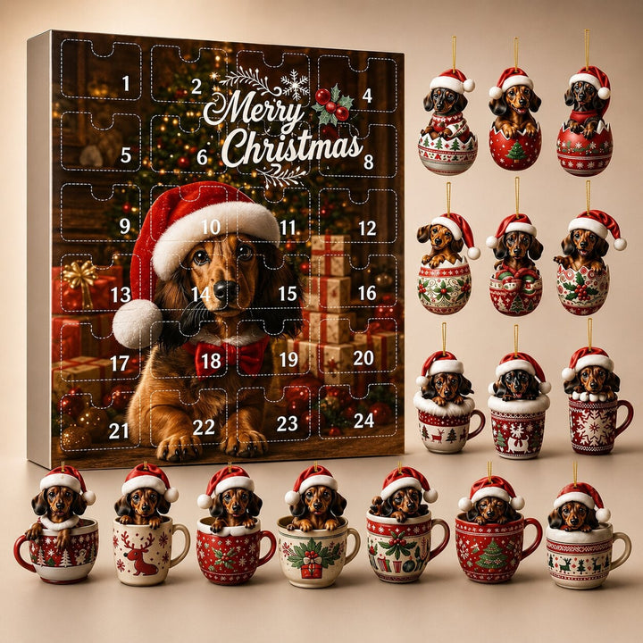 Dachshund Advent Calendar With 24 Festive Dog-Themed Surprises - Image 7