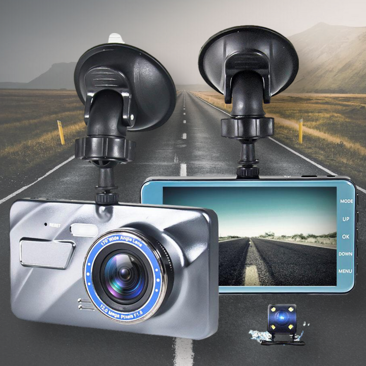 Dashcam 1080p Full HD With Night Vision Front And Rear - Image 1
