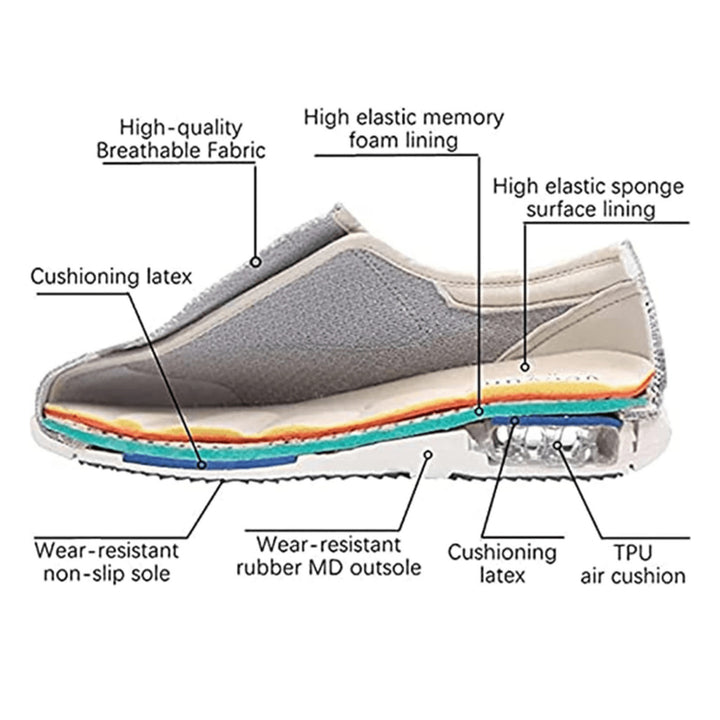 Diabetic Shoes with Supportive Slip-On Fit and Toe Box - Image 9