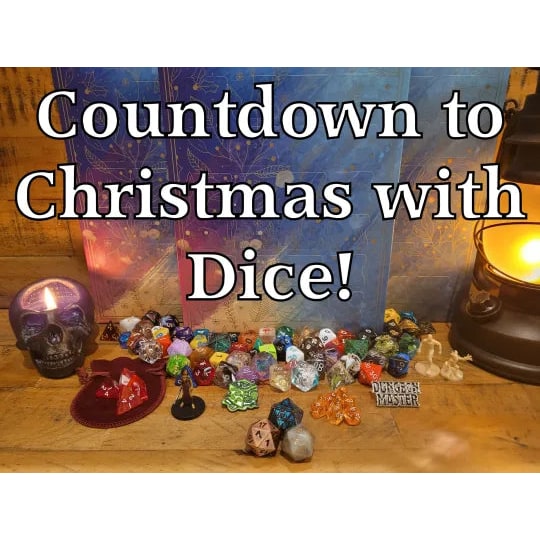 Dice Advent Calendar With Polyhedral D20 Resin Dice For Tabletop Gaming - Image 5