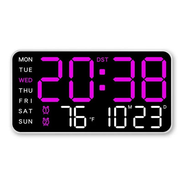 Digital Wall Clock With Large LED Display And Remote Control - Image 5
