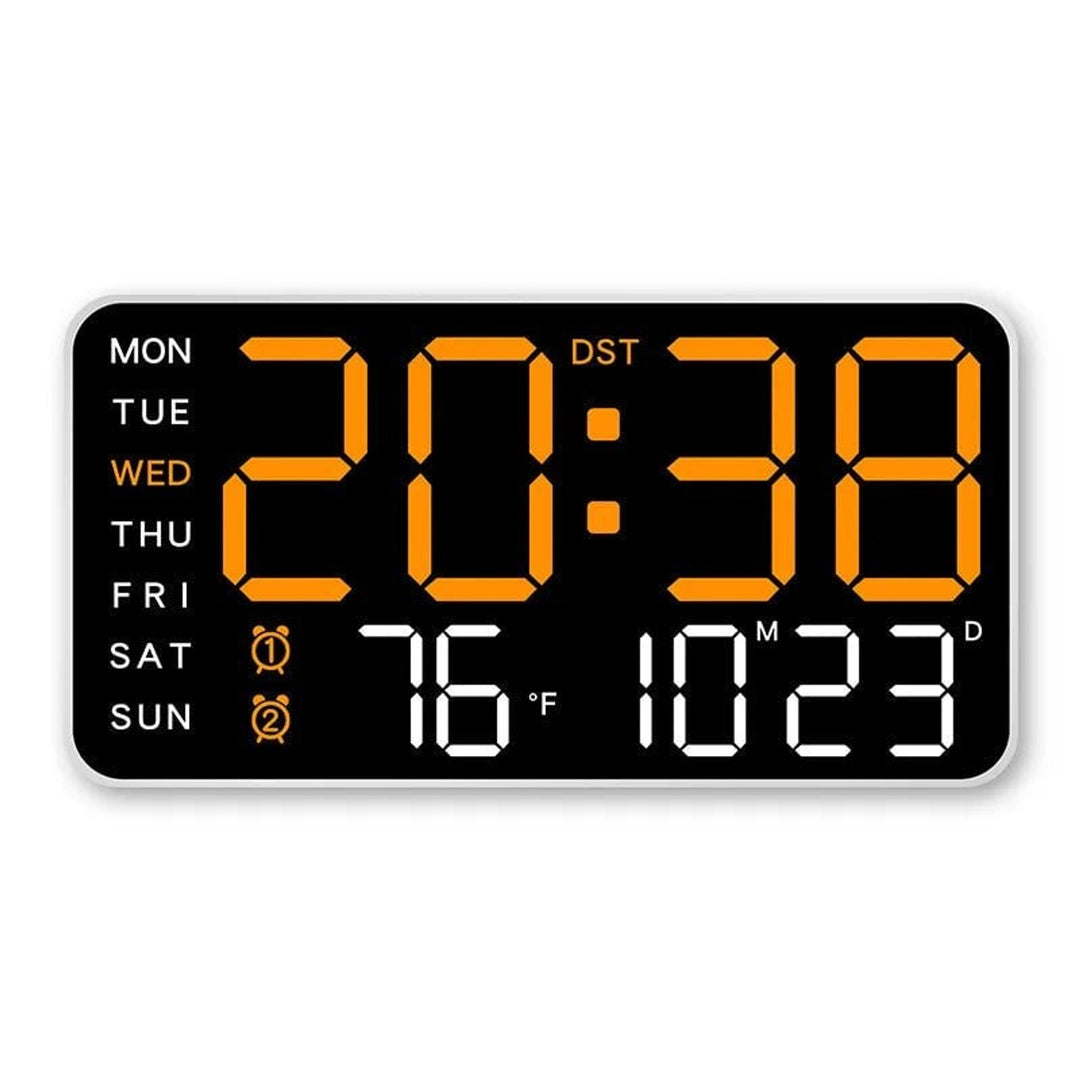 Digital Wall Clock With Large LED Display And Remote Control - Image 6