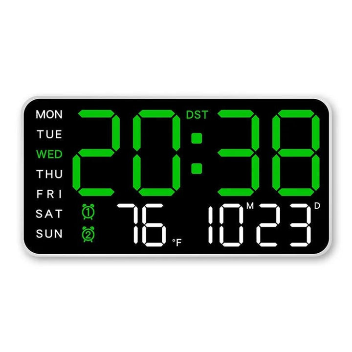 Digital Wall Clock With Large LED Display And Remote Control - Image 4