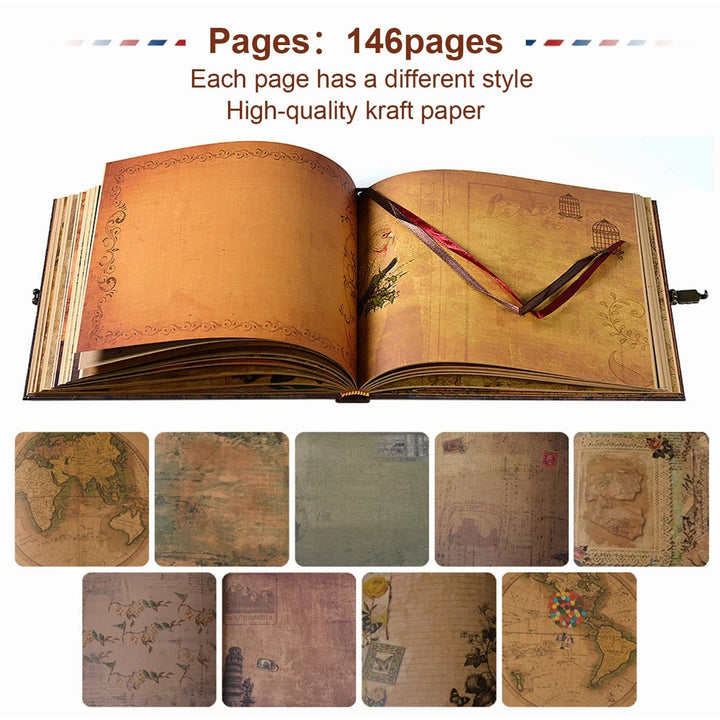 Diy Scrapbook Photo Album With 146 Pages Of Creative Freedom For Memories - Image 12