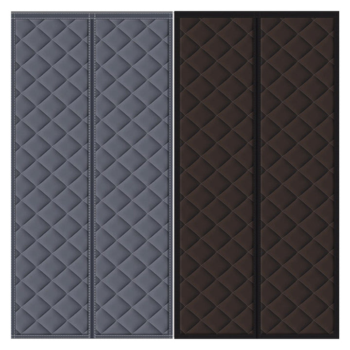 Door Insulation Curtain With Magnetic Thermal Winter Block Design For Energy Conservation - Image 3