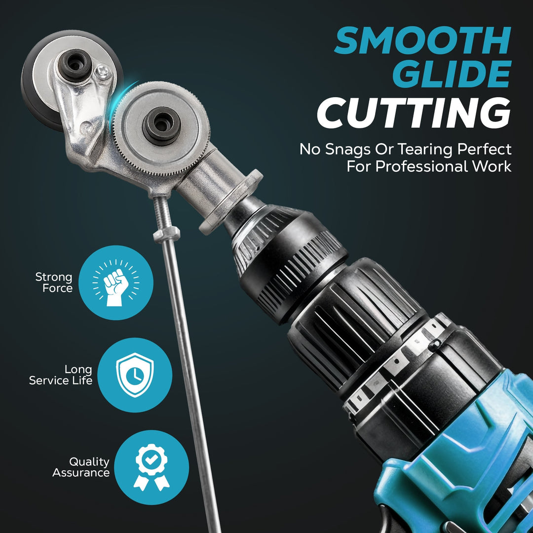Drill Shear Attachment For Electric Drill Safe & Durable Metal Cutter - Image 3