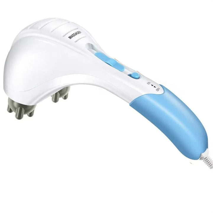 Dual Vibration Handheld Electric Massager With Adjustable Intensity For Muscle Relaxation - Image 1