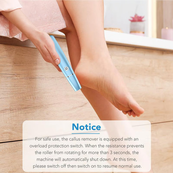 Electric Foot Callus Remover With USB Rechargeable Design Gently Buffs Away Dry Cracked Skin - Image 6