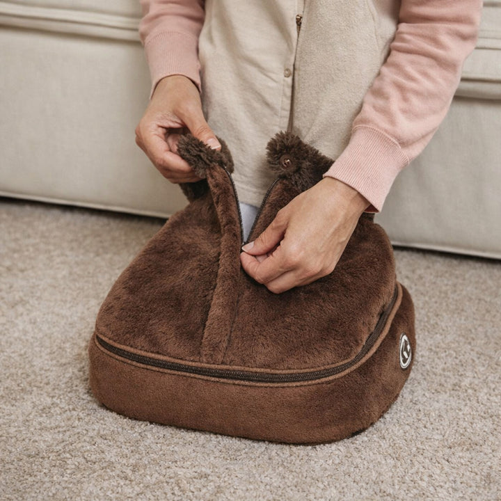 Electric Foot Massager With Shiatsu Vibration And Warming Heat - Image 1