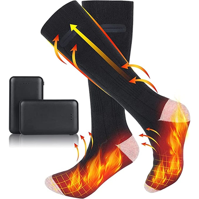 Electric Heated Socks With 4000mah Rechargeable Battery Up To 8 Hours Of Warmth - Image 2