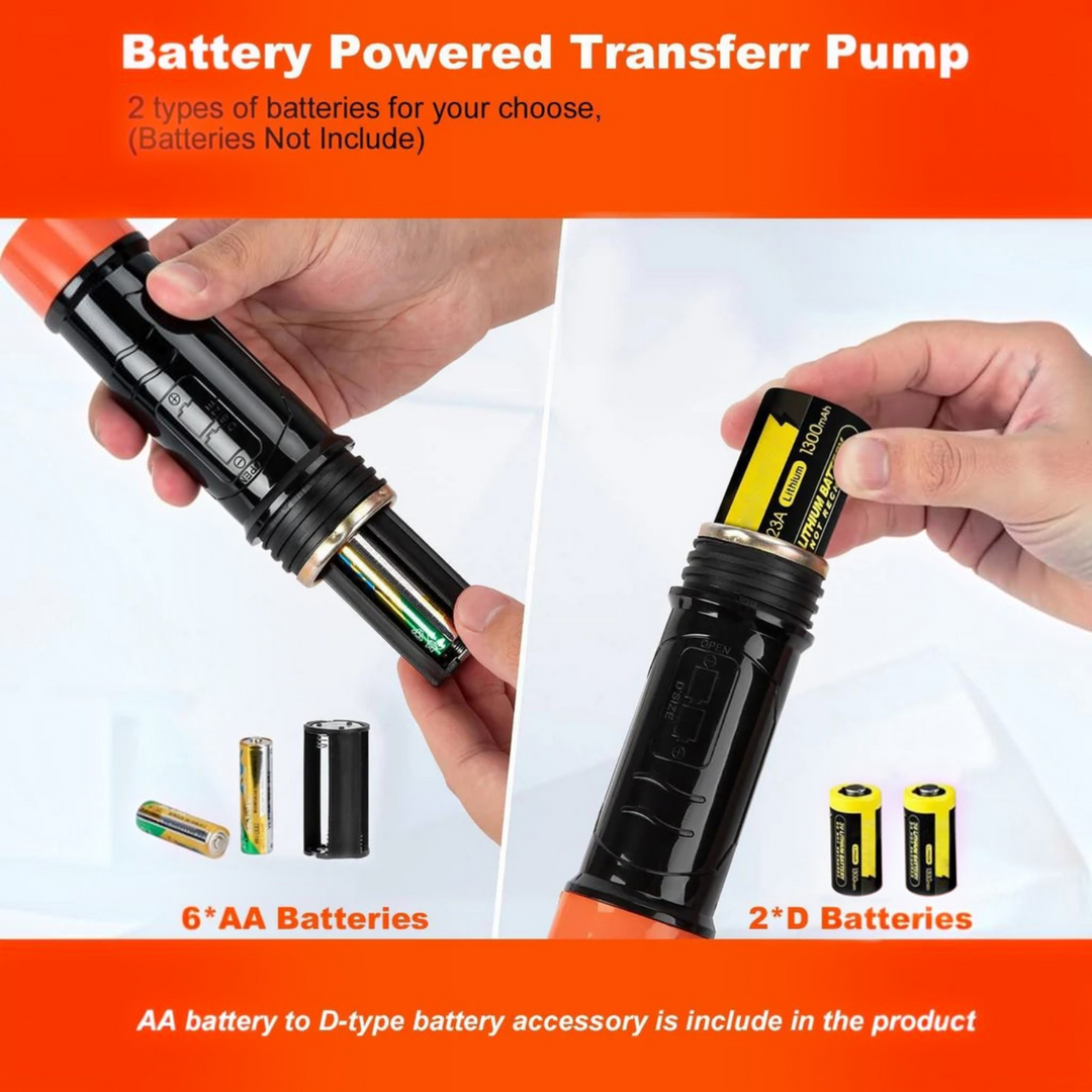 Electric Siphon Pump Portable Battery Powered One-Button Liquid Transfer Tool - Image 4
