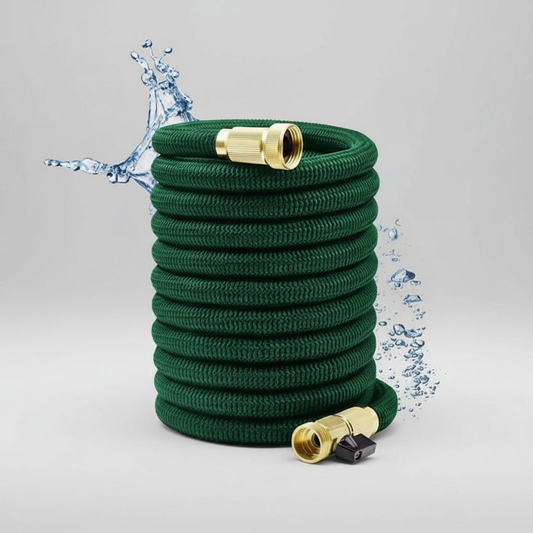 Expandable Garden Hose With Aluminium Connectors Lightweight And Durable For Patio Garden And Car Care - Image 8