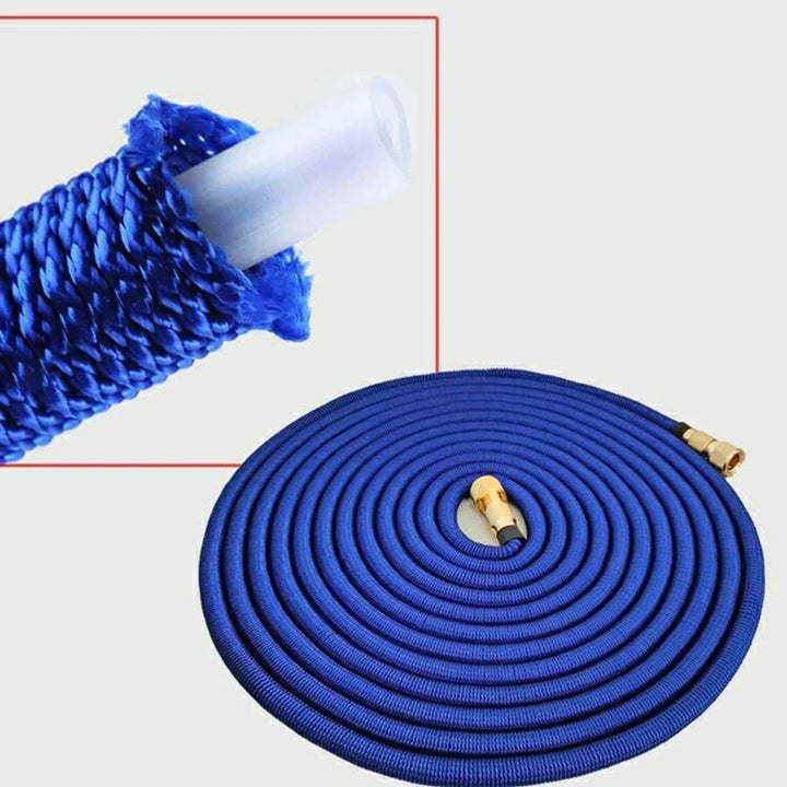 Expandable Garden Hose With Aluminium Connectors Lightweight And Durable For Patio Garden And Car Care - Image 4