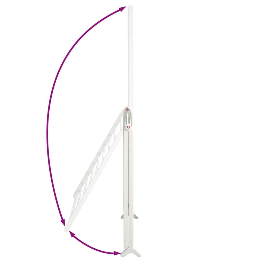 Extendable Clothes Airer For Bathtub Saves Floor Space With A Sturdy Foldable Aluminum Frame - Image 5