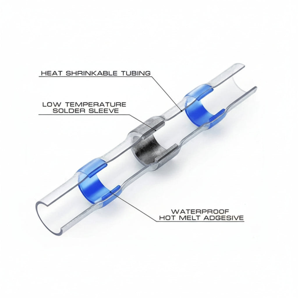 Waterproof Heat Shrink Wire Connectors – Solder Seal Electrical Kit for Automotive & Marine