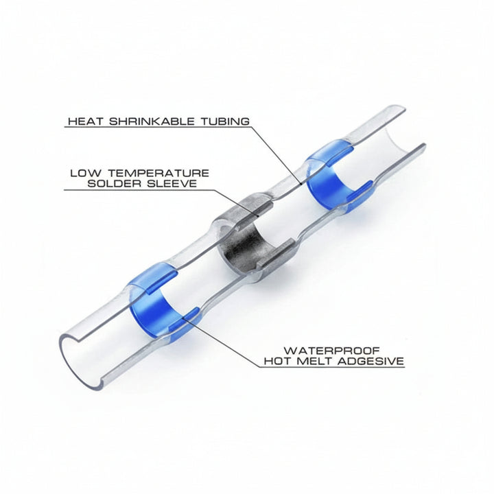 Waterproof Heat Shrink Wire Connectors – Solder Seal Electrical Kit for Automotive & Marine