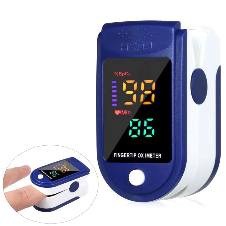 Fingertip Oximeter Portable Wellness Monitor For Quick Insight Into Daily Oxygen Levels & Heart Activity - Image 2