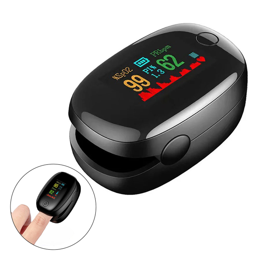 Fingertip Oximeter Portable Wellness Monitor For Quick Insight Into Daily Oxygen Levels & Heart Activity - Image 5