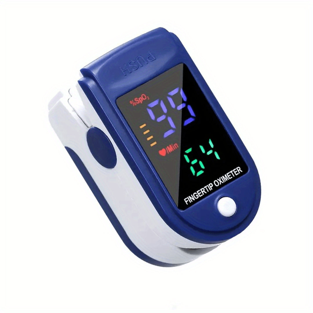Fingertip Oximeter Pulse For Oxygen Level And Heart Rate Monitoring Compact Finger Device For Daily Wellness Tracking At Home - Image 1