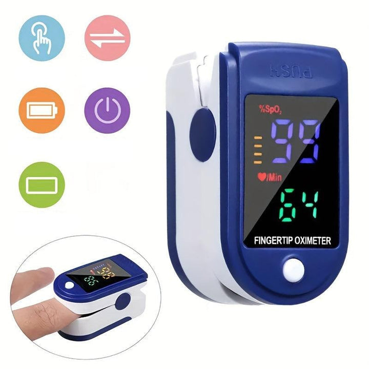 Fingertip Oximeter Pulse For Oxygen Level And Heart Rate Monitoring Compact Finger Device For Daily Wellness Tracking At Home - Image 3