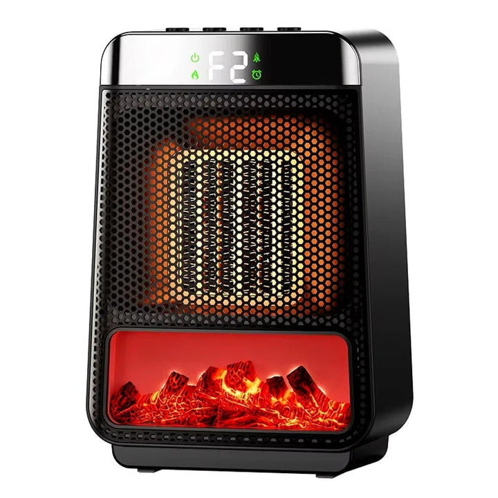 Flame Effect Heater With Ptc Ceramic Technology 3-Second Heat For Bedroom And Office - Image 1