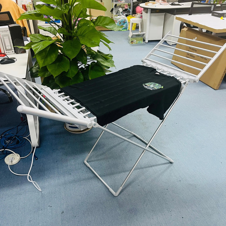 Foldable Electric Clothes Drying Rack With Heated Bars Energy Efficient Indoor Airer Powerful 120w Heating Freestanding & Portable Design - Image 3