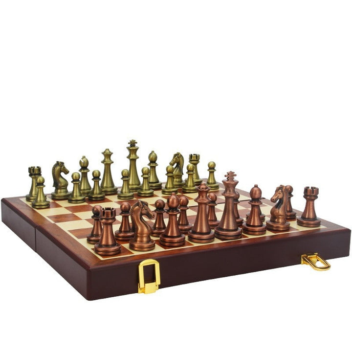 Foldable Portable International Chess Set - Image 1