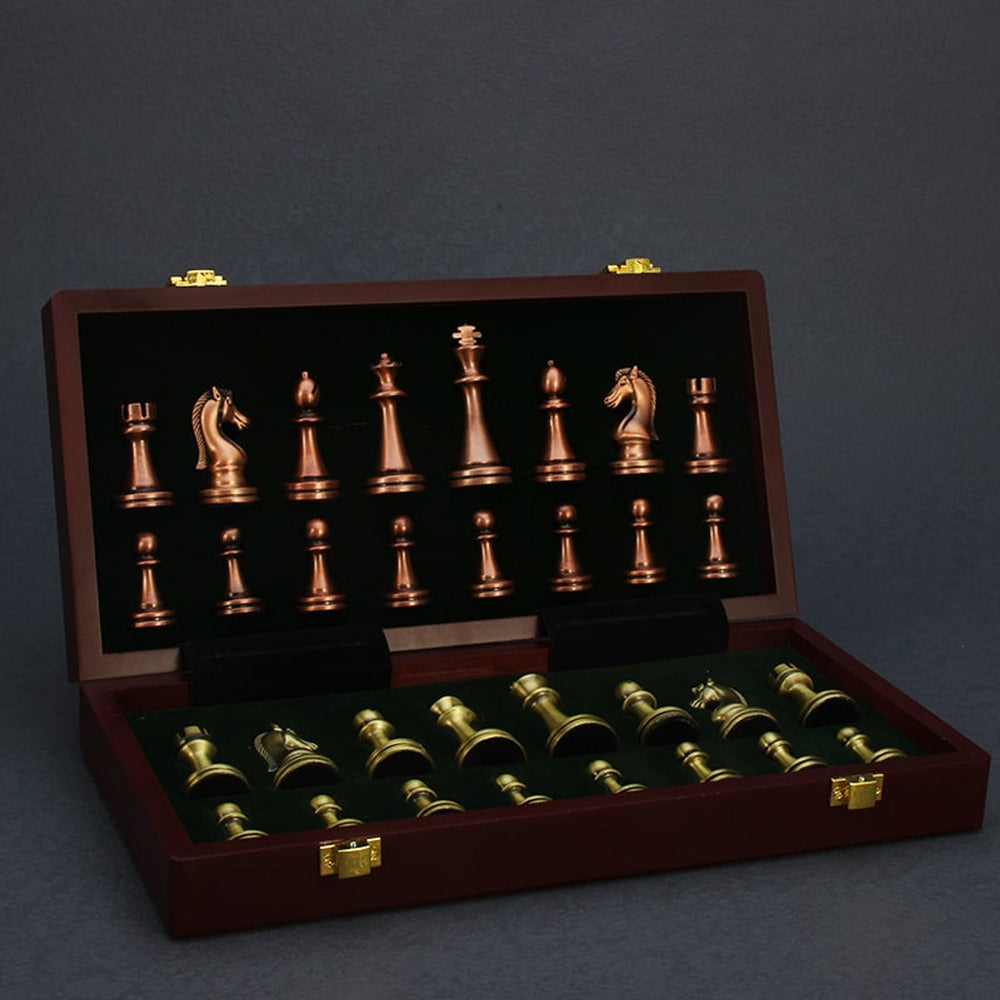 Foldable Portable International Chess Set - Image 2