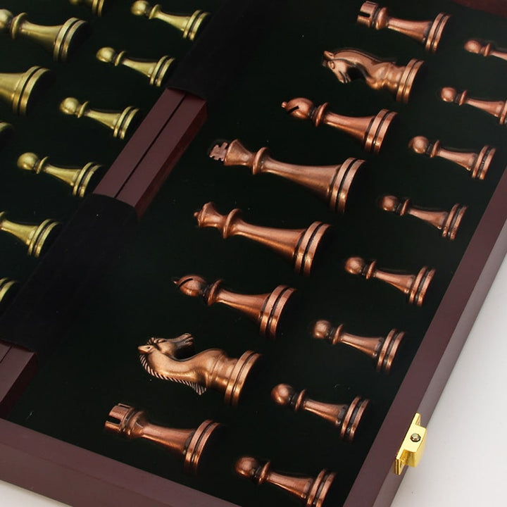 Foldable Portable International Chess Set - Image 5