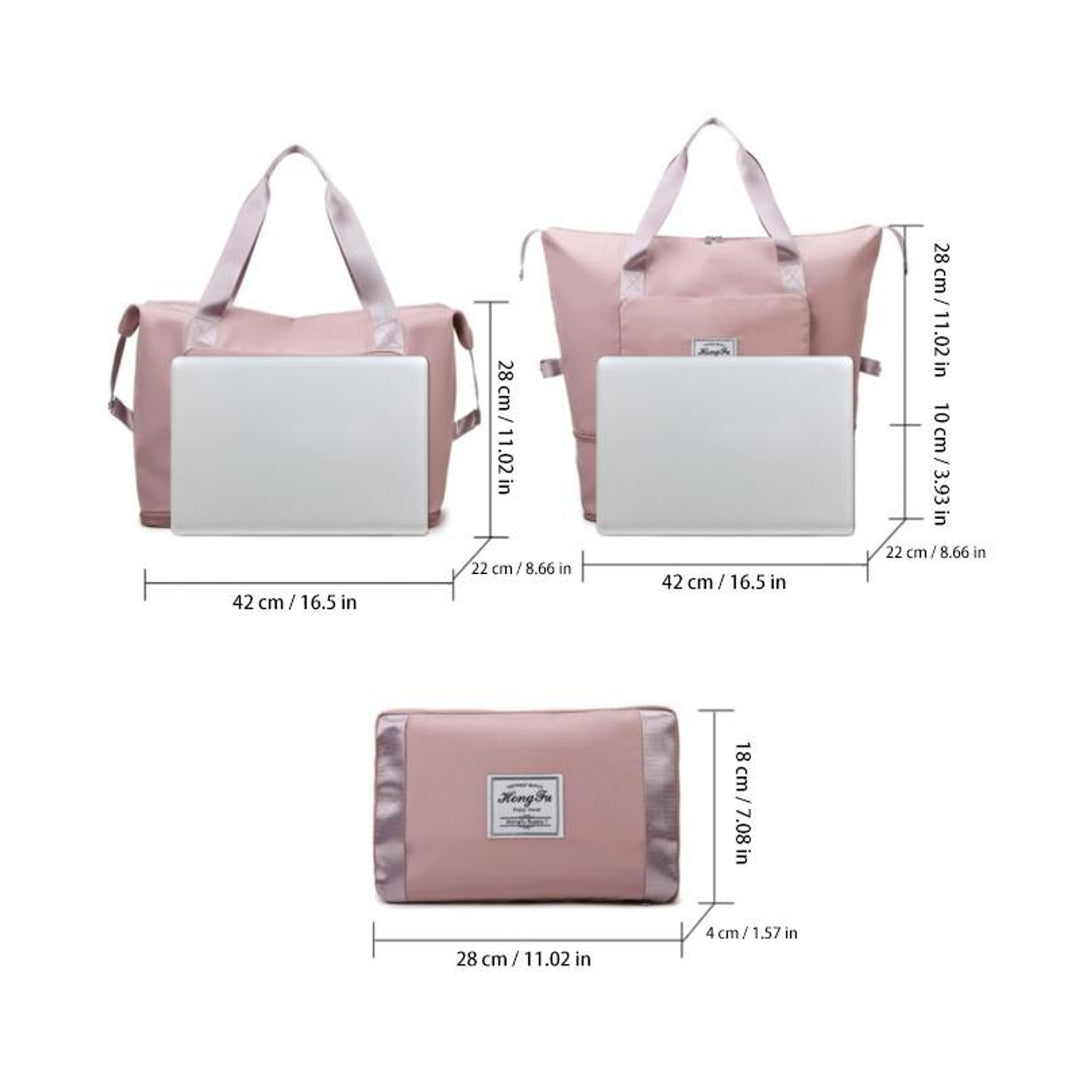 Foldable Travel Bag with Secure Shoulder Design and Waterproof - Image 6