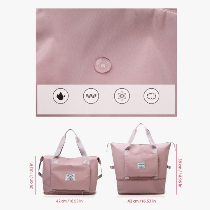 Foldable Travel Bag with Secure Shoulder Design and Waterproof - Image 5