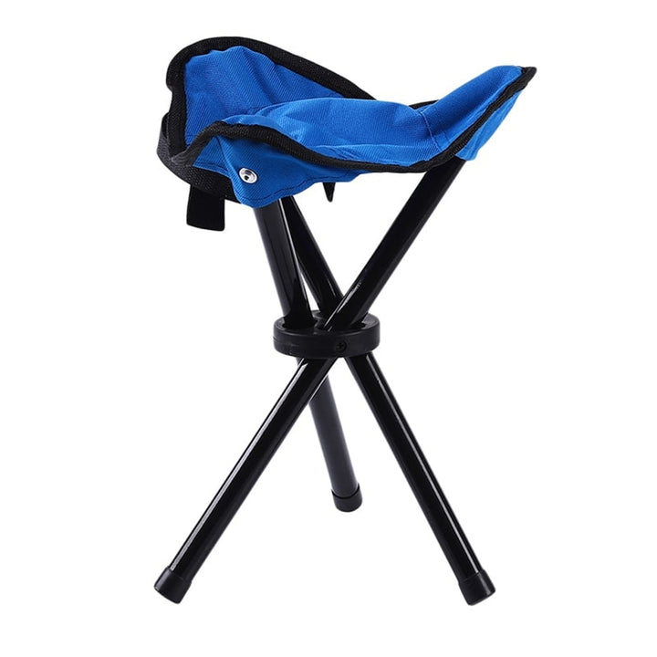 Folding Stool Collapsible Fabric Seat Tripod Frame Portable - Image 3