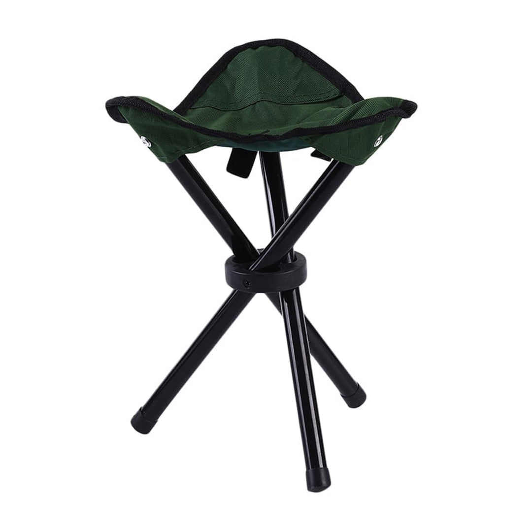 Folding Stool Collapsible Fabric Seat Tripod Frame Portable - Image 6