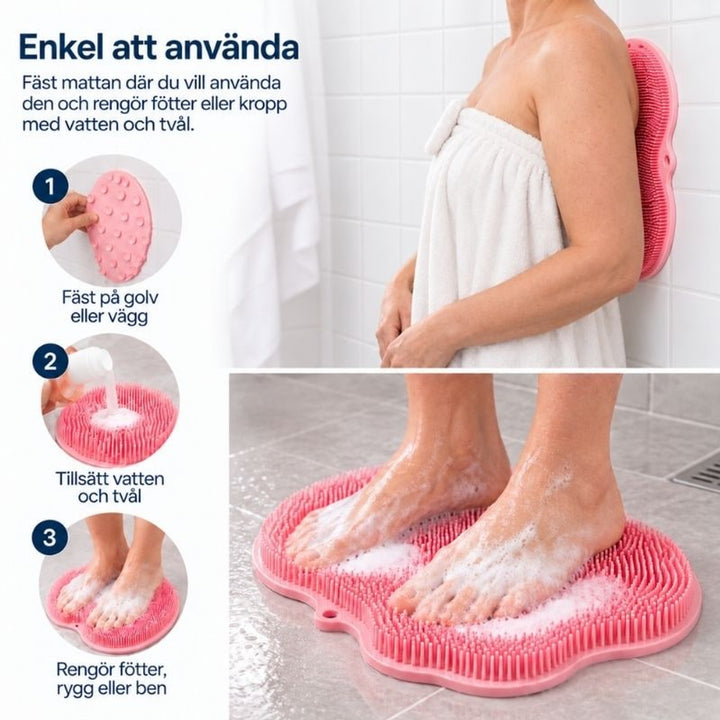 Foot Massage Mat With Scrubbing Bristles For Bath And Shower - Image 6