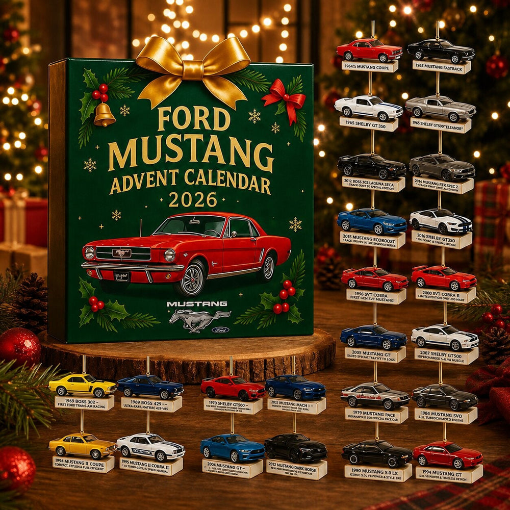 Ford Mustang Advent Calendar 2026 With 24 Model Cars - Image 1
