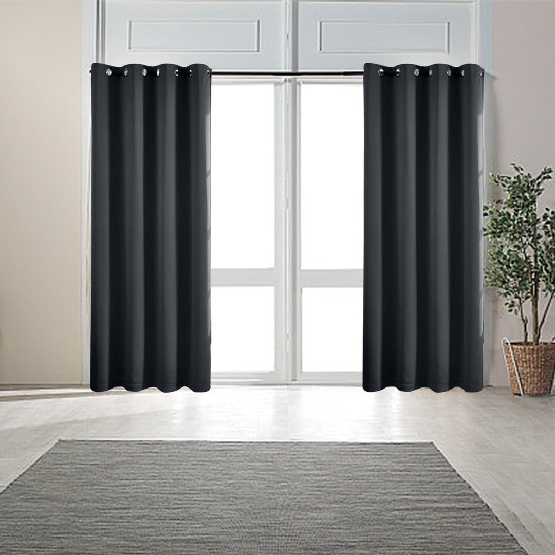 Full Blackout Thermal Curtains Insulated Grommet Panels For Noise Reduction And Light Blocking - Image 8