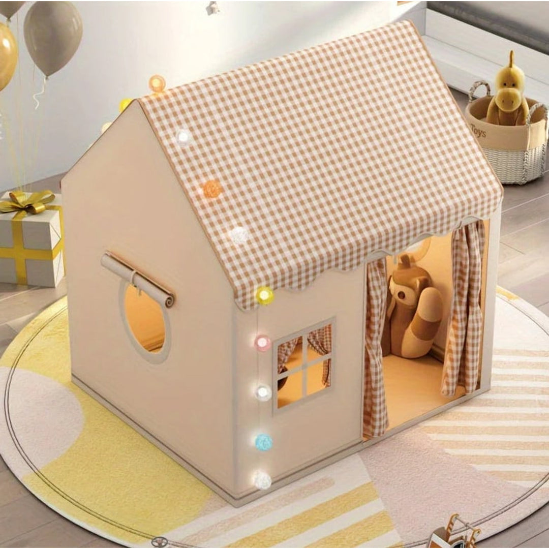 Funhub Indoor Play Tent Cozy Cotton Blend Hideaway For Children - Image 6