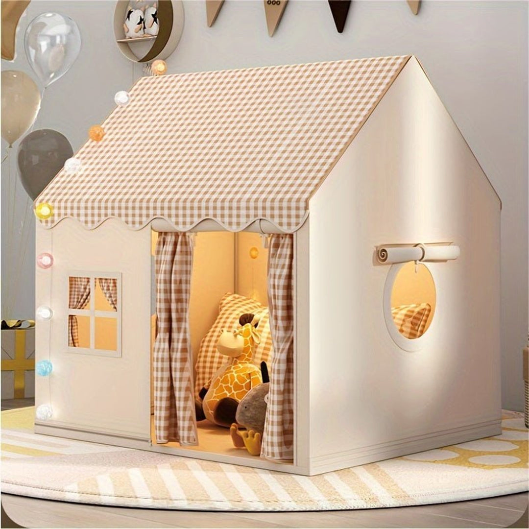 Funhub Indoor Play Tent Cozy Cotton Blend Hideaway For Children - Image 1