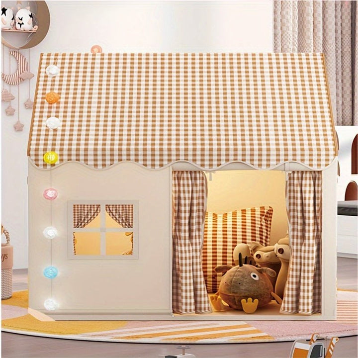 Funhub Indoor Play Tent Cozy Cotton Blend Hideaway For Children - Image 4