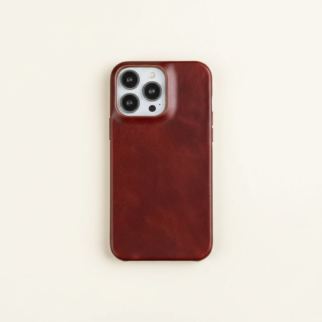 Genuine Leather iPhone Case With Oil Wax Finish For Enhanced Texture And Durability - Image 16